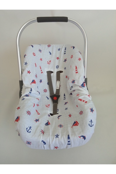Wenaris 100% Cotton Muslin Stroller Sheet
