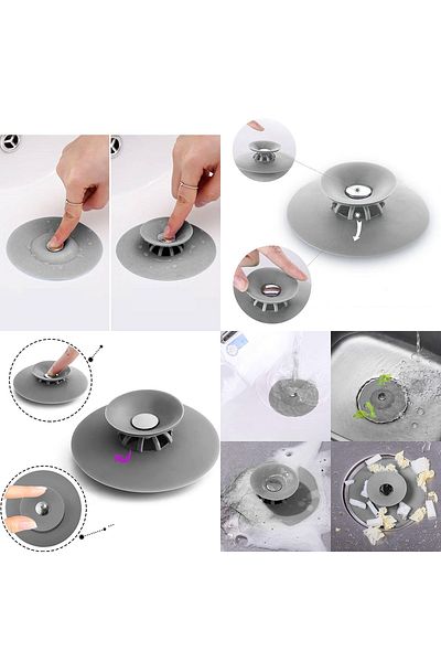 Transformacion 721277   Model Sink Strainer - Push-Drop 2 Pcs