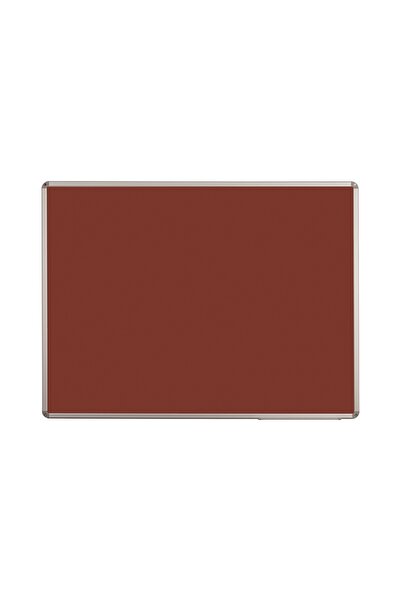 Penguen 45x60 Cm Alüminyum Çerçeve Duvara Monte Bordo Kumaşlı Pano