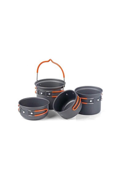 Naturehike 4IN1 Ultralight 2-3 Kişilik Kamp Yemek Pişirme Seti