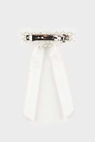 DeFacto Damen-Haarspange mit Perlenband E4427AXNS