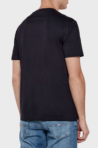 Armani Exchange Ανδρικό μπλουζάκι με λαιμόκοψη Armani Exchage - 100% βαμβάκι, κανονική εφαρμογή XM 000327   AF10364 UB101