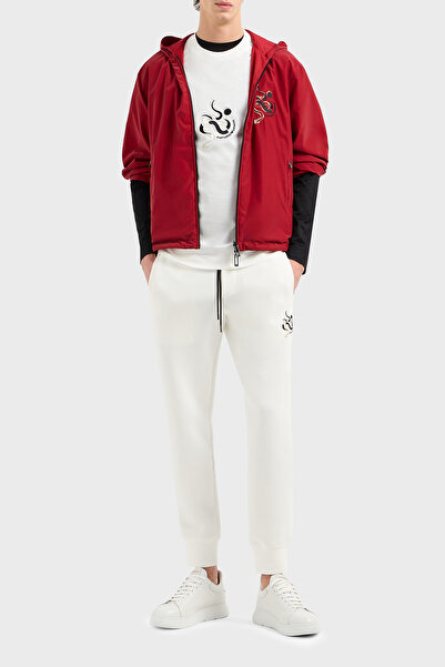 Emporio Armani Βαμβακερό μείγμα με κανονική εφαρμογή μπλουζάκι με λαιμόκοψη Ανδρικό T SHIRT EM001702 AF10017 U000