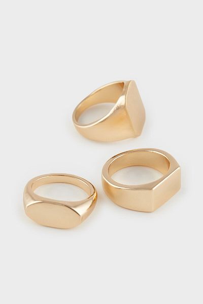 DeFacto 6-teiliger Goldring für Damen E4484axns