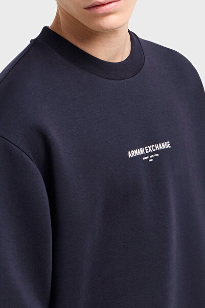 Armani Exchange Чоловіча футболка Armani Exchange з коміром-стійкою - 100% бавовна, прямий крій XM000290 AF10818 UB101