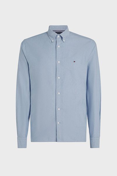 Tommy Hilfiger 100% Cotton Regular Fit Shirt Men's Shirt Mw0Mw35774 0Gz