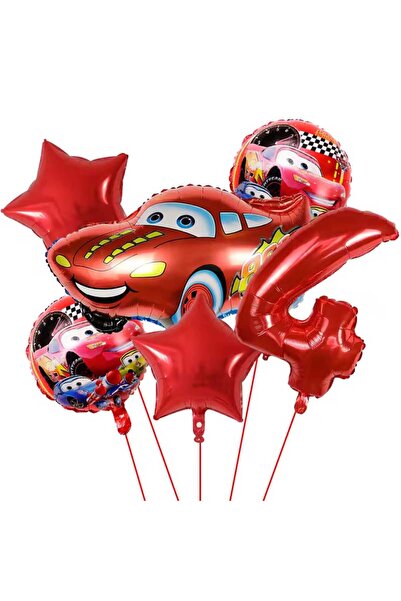 DÜVENCİ TİCARET Pachet de baloane pentru ziua de naștere CAR FOLIE