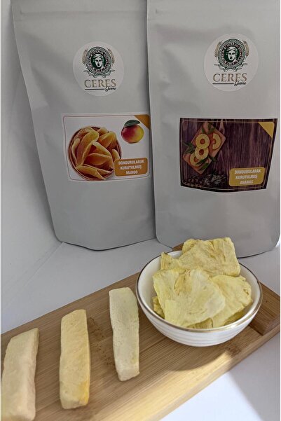 CERES GURME فواكه مجففة بالتجميد مانجو وأناناس 20 جرام × 2 عبوة - فواكه مجففة...