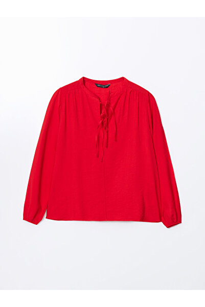 LC Waikiki Γυναικεία μπλούζα LCWAIKIKI Classic με δεμένο γιακά