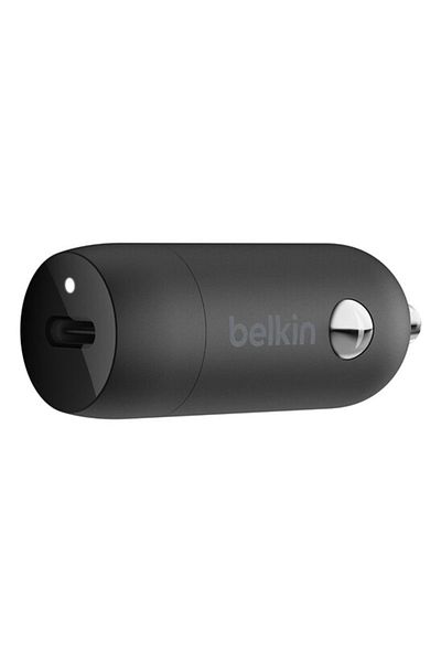 Belkin شاحن سيارة سريع Boost Charge USB-C بقدرة 30 وات - أسود