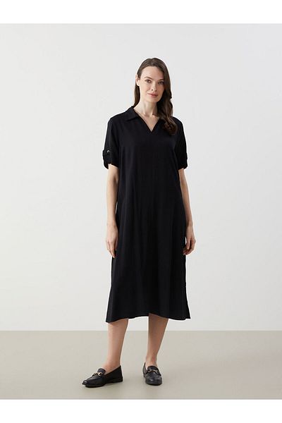 LC Waikiki Γυναικείο φόρεμα LCW Grace πουκάμισο γιακά