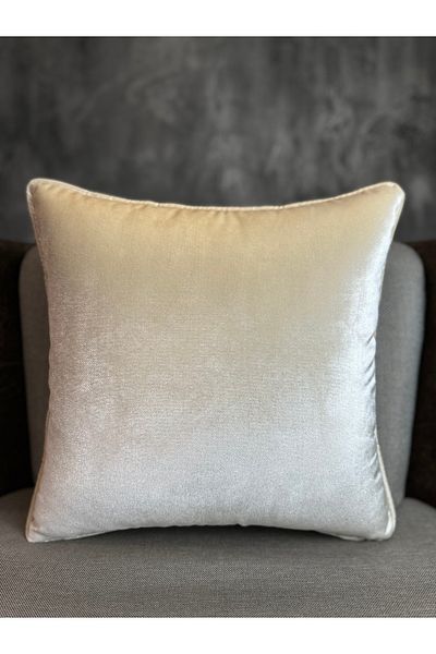 Fabricland Αποκλειστική Εισαγόμενη Θήκη Μαξιλαριού Κρεμ Atlas Color 43x43cm