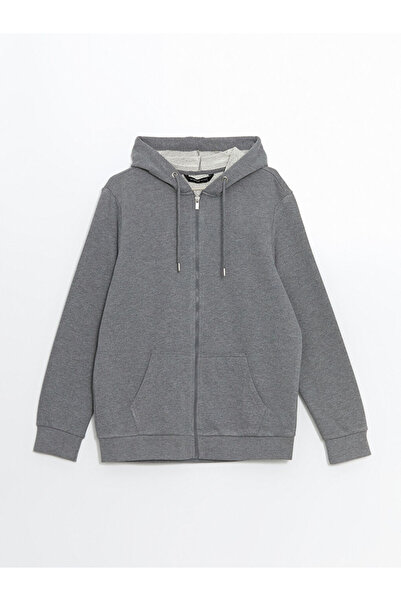 LC Waikiki LCWAIKIKI Basic Kapuzenpullover mit langen Ärmeln für Herren mit R...