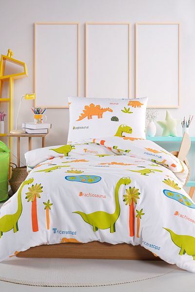 Eponj Home Λευκό Σετ Παπλωματοθήκη Μονό Easy-Iron