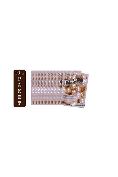 May Island Pearl Essence Paper Face Mask 10 Pack Face Mask