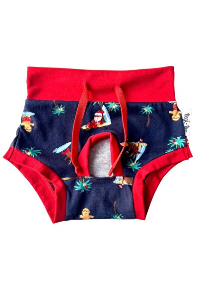 DOGİ&DOG ملابس الكلاب الحيض من Crazy Santa - 0.5-10 كجم