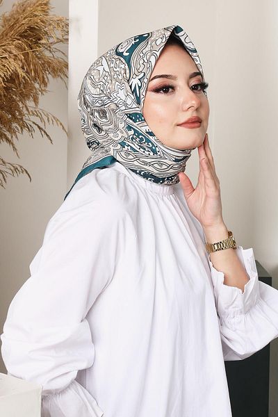 AFVENTE Emerald Soft Etro Scarf