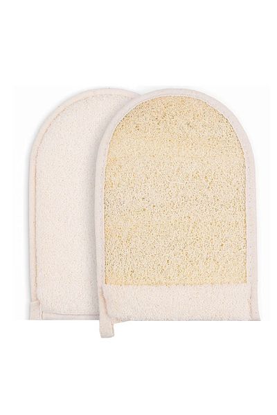 Dükkanönü Double Sided Natural Pumpkin Fiber Gloves - 21X15 Bath Scrub