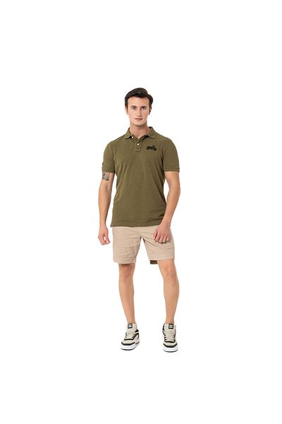 ROUTEFIELD Pads Men's Green Polo T-Shirt Men's Polo T-Shirt Rfpads24