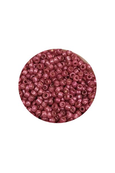 STUMBANNG Cast glass sand beads (11/0) 2 mm - 20 grams - dark pink - bnc011