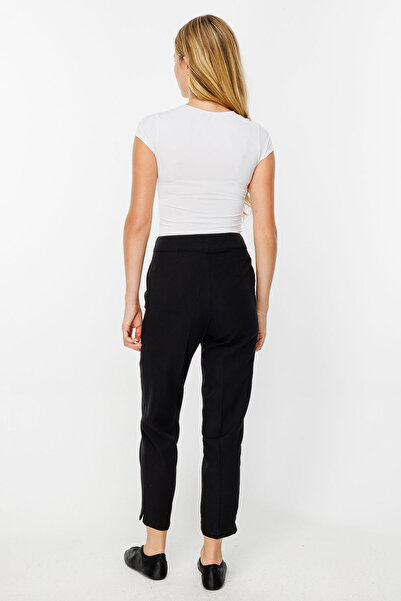 Hooopstore Ütü Izli Havuç Kesim Siyah Pantolon