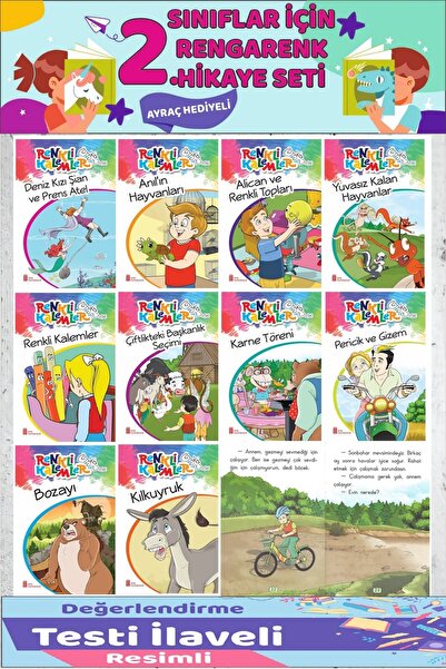 Ata Yayıncılık 2.Sınıf Okumayı Sevdiren 10 lu Hikaye Seti 9 (32 sayfa)