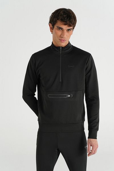 hummel Суитшърт с половин цип Loton