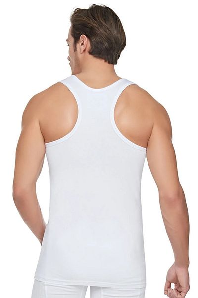 Tutku Λευκό ανδρικό Ribana Sports Rambo Singlet