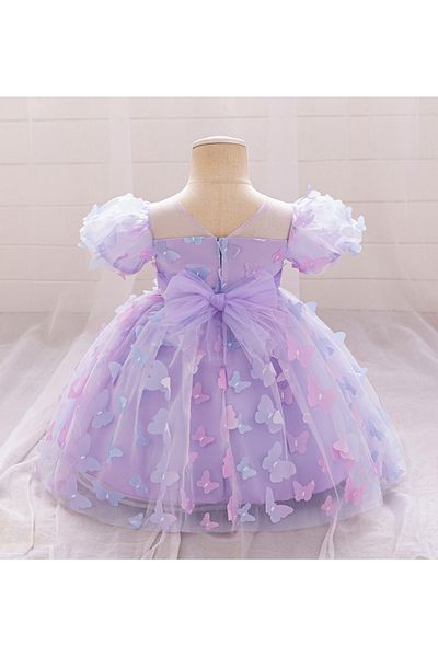 Mark & Mia Mark & Mia Butterfly and Bow Detailing Party Dress - Purple