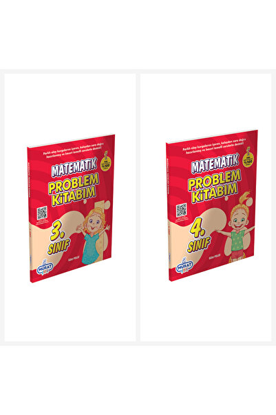 Murat Yayınları 3.sınıf Matematik Ve 4.sınıf Matematik Problem Kitap Seti.