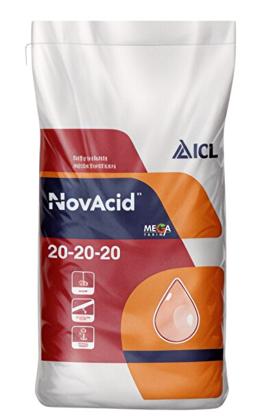 ICL Novacid 20 20 20 NPK Gübre Taban,Damlama,Yapraktan 10 KG