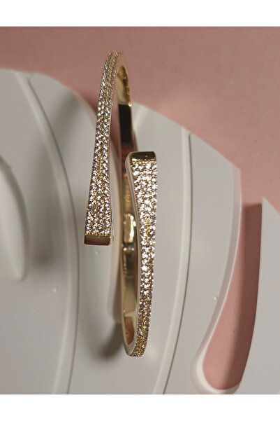 Ivory Pearl Altın Kaplama Zirkon Taşlı Zarif Tasarım bileklik Kararma Yapmaz....