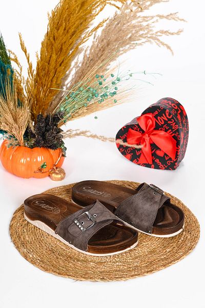 CAPRİ MODA Γυναικείες άνετες καθημερινές παντόφλες ορθοπεδική σόλα