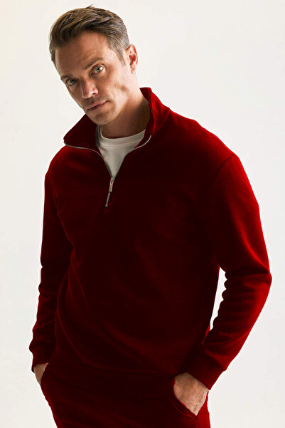 CMZ COLLECTİON Hanorac unisex cu jumătate de fermoar și 3 fire