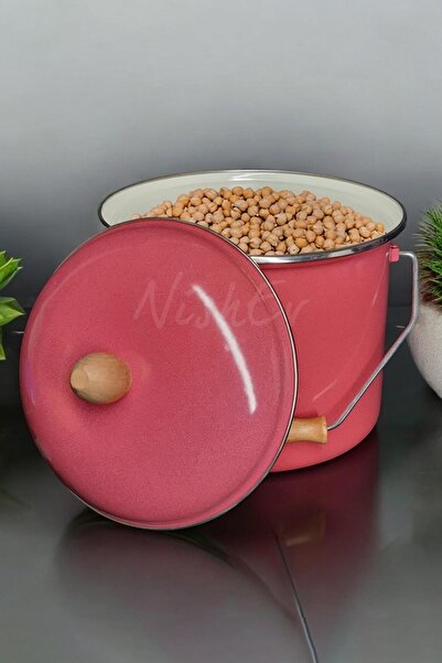 Nishev.com Evini Sev Italian Enameled Yogurt Pot - 20cm 5Lt Red Copper