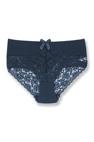 Zena Γυναικείο εσώρουχο 4 τμχ Lace High Waist Plus Size