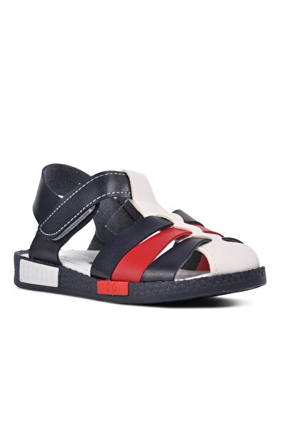 AYAKMOD Mornarsko plavo-belo-crveno dečak Sandale