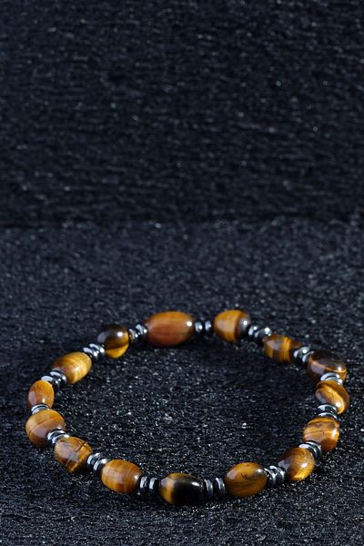 Ssilhoutte Doğaltaş Strong Energy & Balance - Tiger Eye & Hematite Special Design