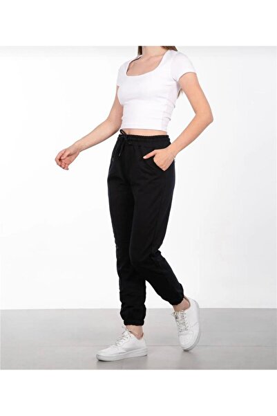 UYN SPORT Ελαστικό πόδι με ψηλόμεσο παντελόνι Jogger