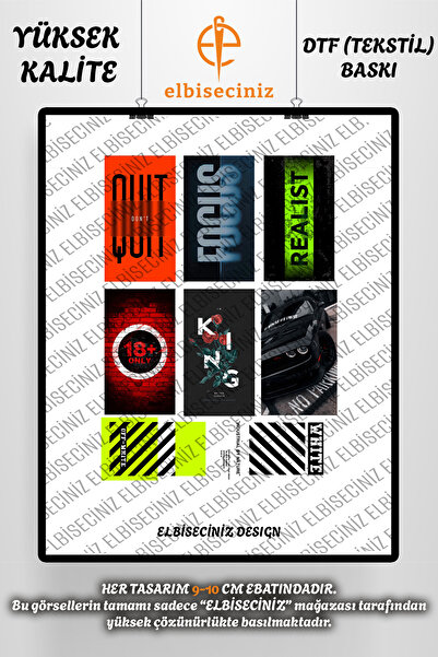 VİZYON İKRA "LOGOLAR" Kumaşa Ve Deriye Baskı Kumaş Aplike Yama Ütü Ile Yapışa...