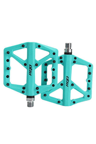 Choice3 Bianchi green RGO Bicycle Pedals Mtb Nylon Platform Footrest Flat Mou...