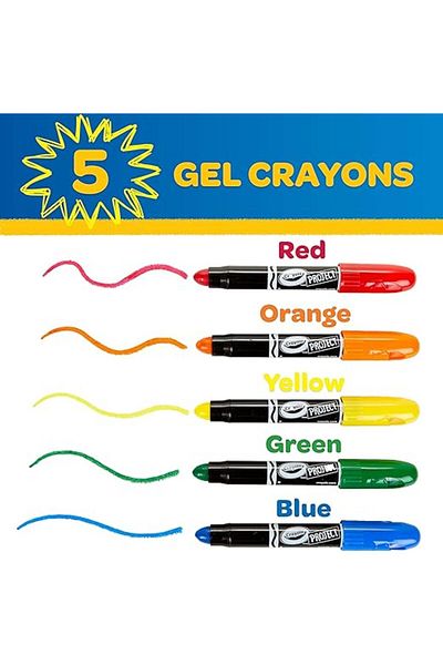 Crayola Project Gel Crayons Pack of 5
