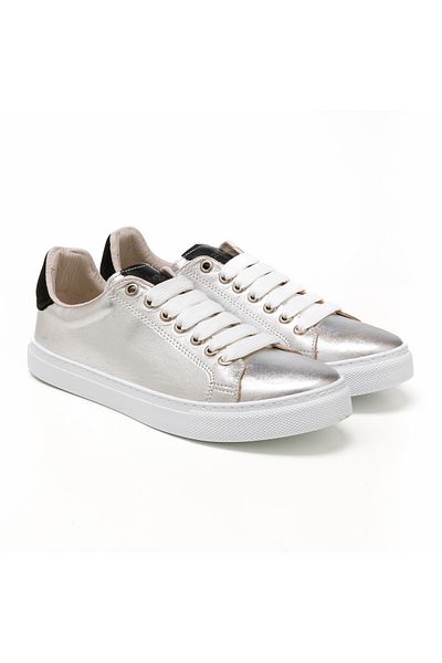 John May Tenis pentru femei / fete (zilnic) MAR-25Y-209-02 John May argintiu-negru sclipici