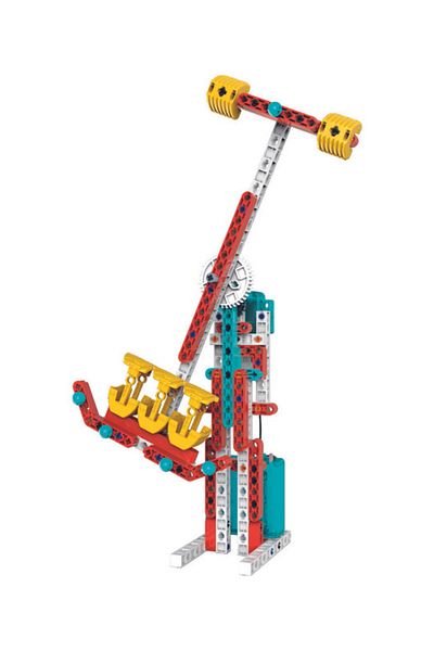 CLEMENTONI Sicence Museum (Mechanics Laboratory)- Theme Park Building Set- Build 20 Different Models