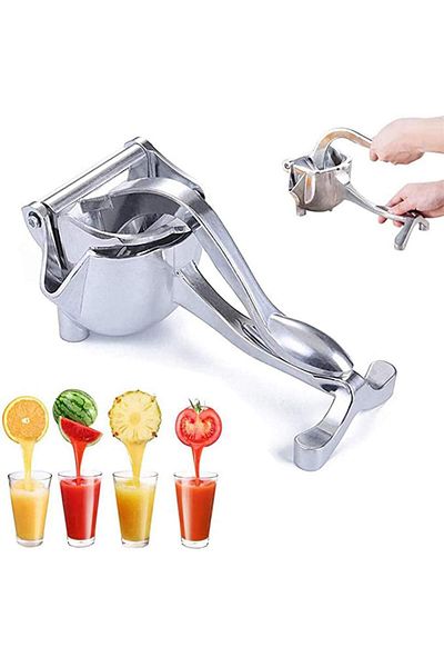 Kyrotech Juicer - Heavy Duty Manual Lemon Boring, Metal Orange, Apple, Grape, Pomegranate Juicing Apparatus
