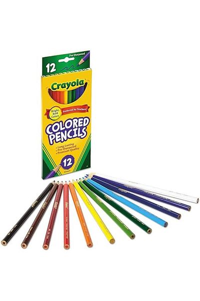 Crayola Colored Pencils Long Pack of 12