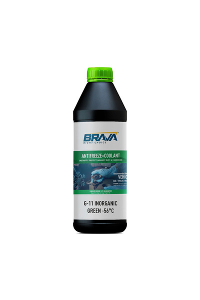 Brava G-11 Inorganic Yeşil Antifriz -56°C