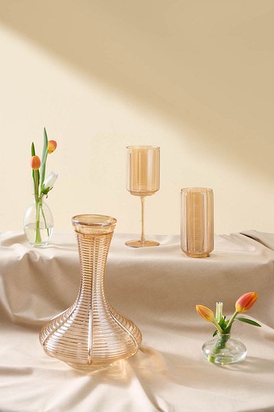 Karaca 25 Piece Glass Set - Liebe Amber