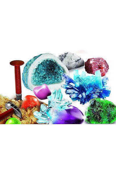 CLEMENTONI Science & Play (Scientific Laboratory) - Precious Crystals and Stones - For Age 8+ Years