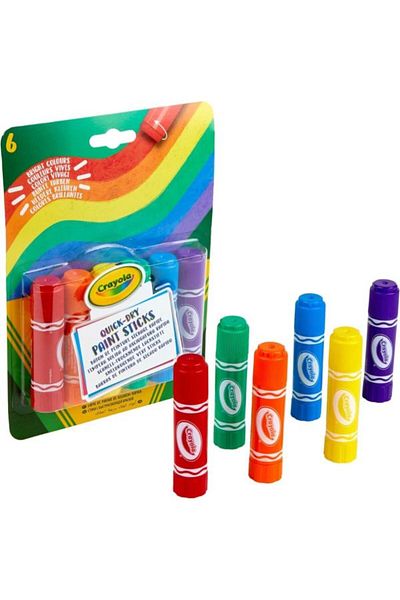 Crayola Project Quick Dry Paint Sticks Pack of 6